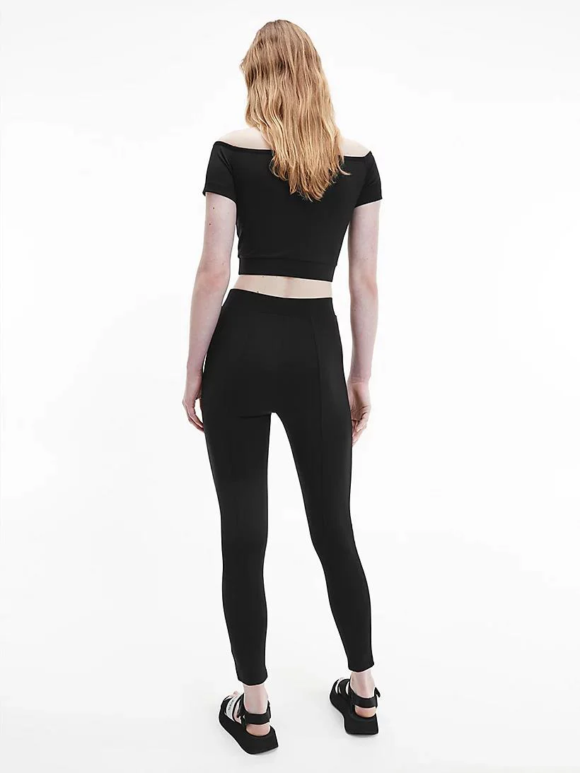 Calvin Klein Jeans - Recycled Off - Shoulder Top Slim Fit Cropped - Image 3