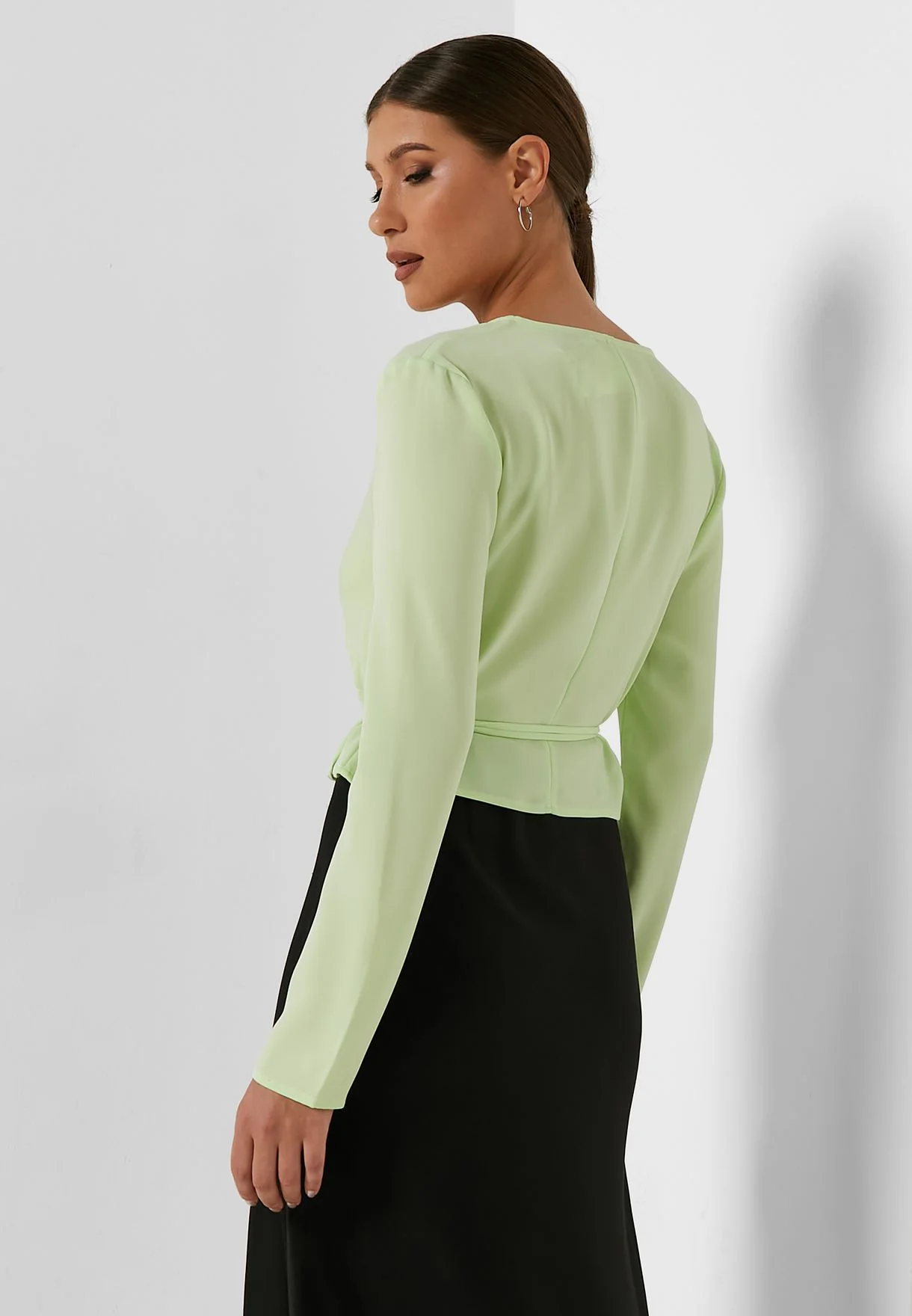 Calvin Klein Jeans - Women's Long Sleeve Wrap Top Regular Fit - Image 7