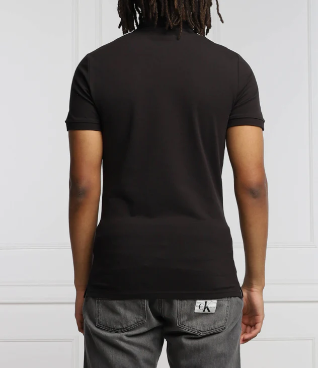 Calvin Klein Jeans - Men's Contrast Tape Slim Fit Polo Shirt - Image 3