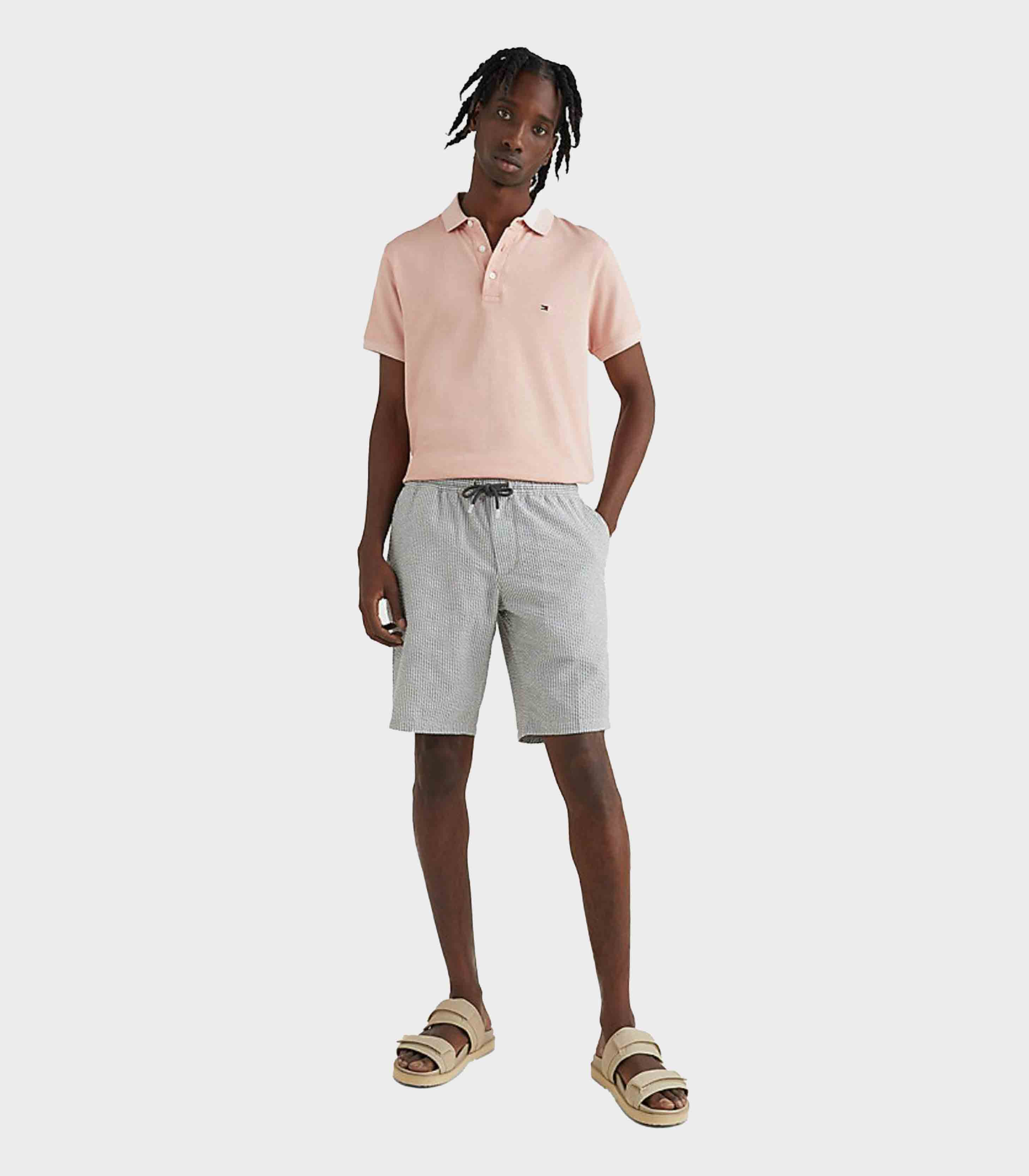 Tommy Hilfiger - Men's Harlem Ithaca Stripe Relaxed Fit Shorts - Image 2