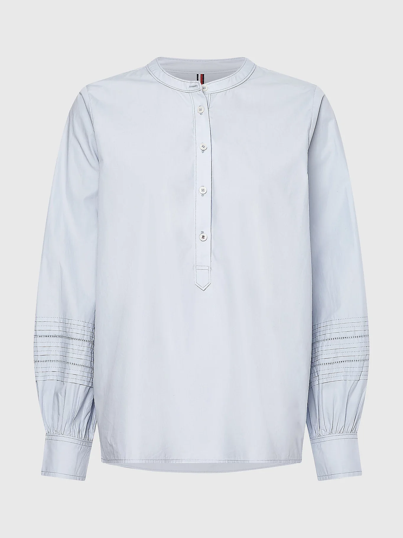 Tommy Hilfiger - Ladder Lace Regular Fit Henley Blouse - Image 2