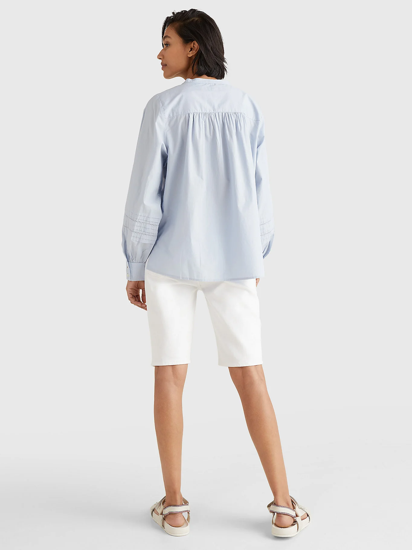 Tommy Hilfiger - Ladder Lace Regular Fit Henley Blouse - Image 3