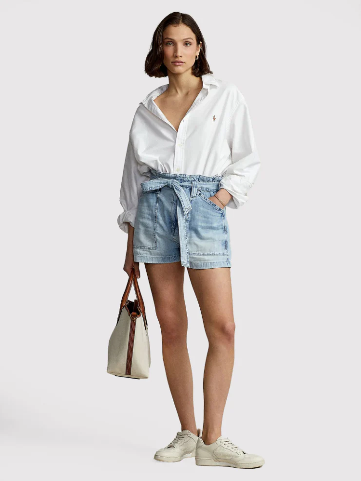 Polo Ralph Lauren - Women's Belted  Denim Short - Image 2