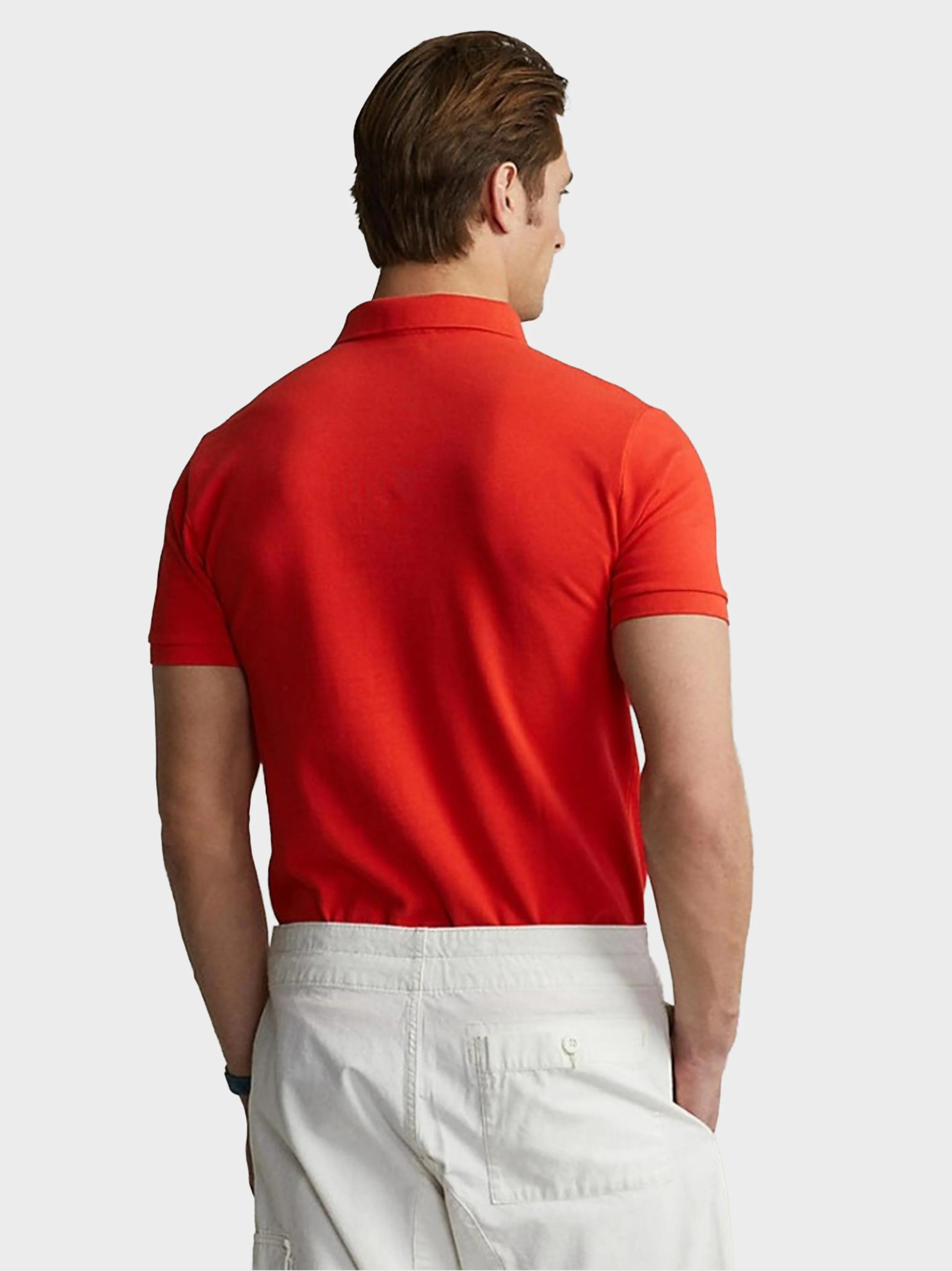 Polo Ralph Lauren - Men's Slim Fit Mesh Polo Shirt - Image 4