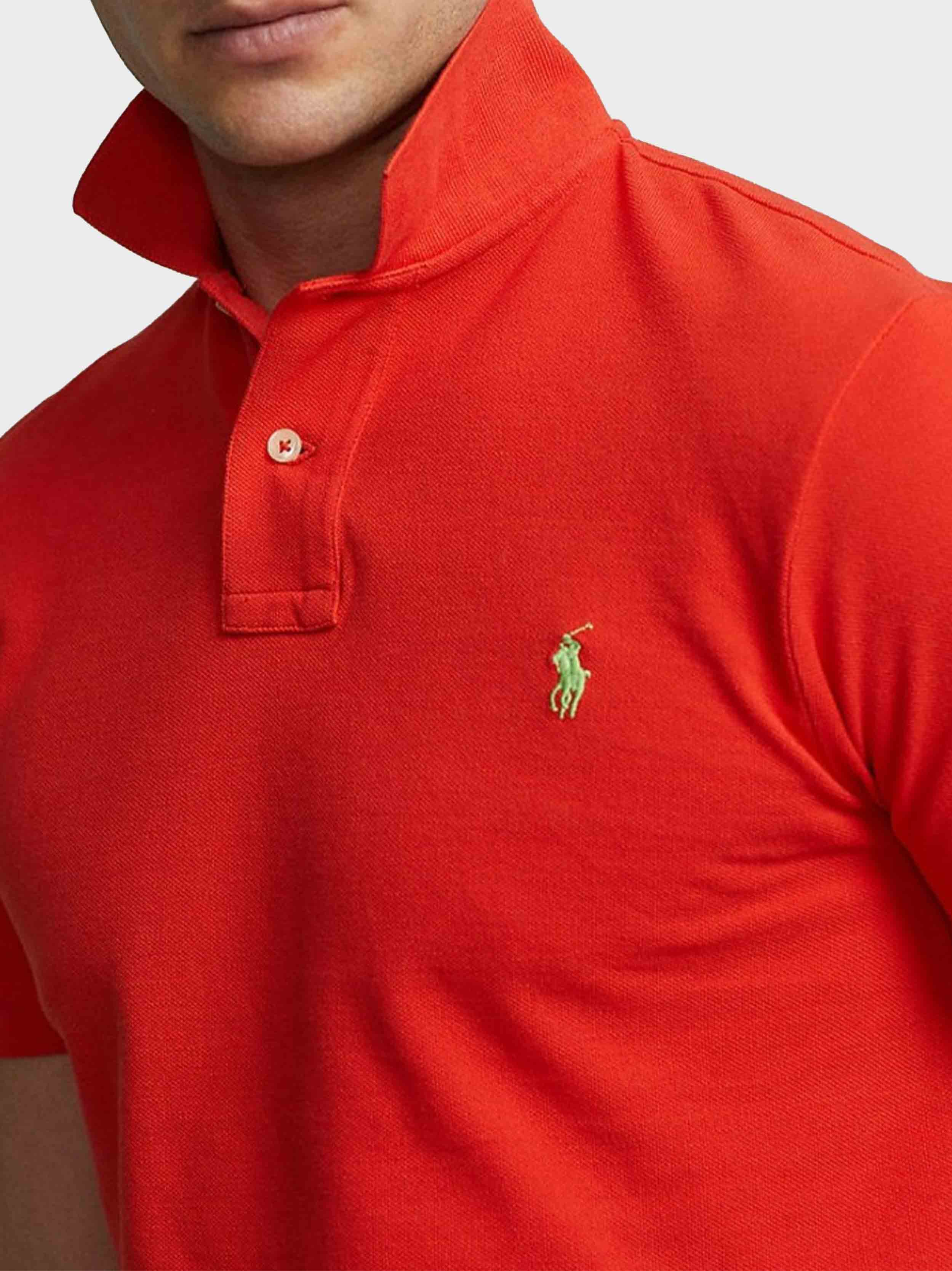 Polo Ralph Lauren - Men's Slim Fit Mesh Polo Shirt - Image 5