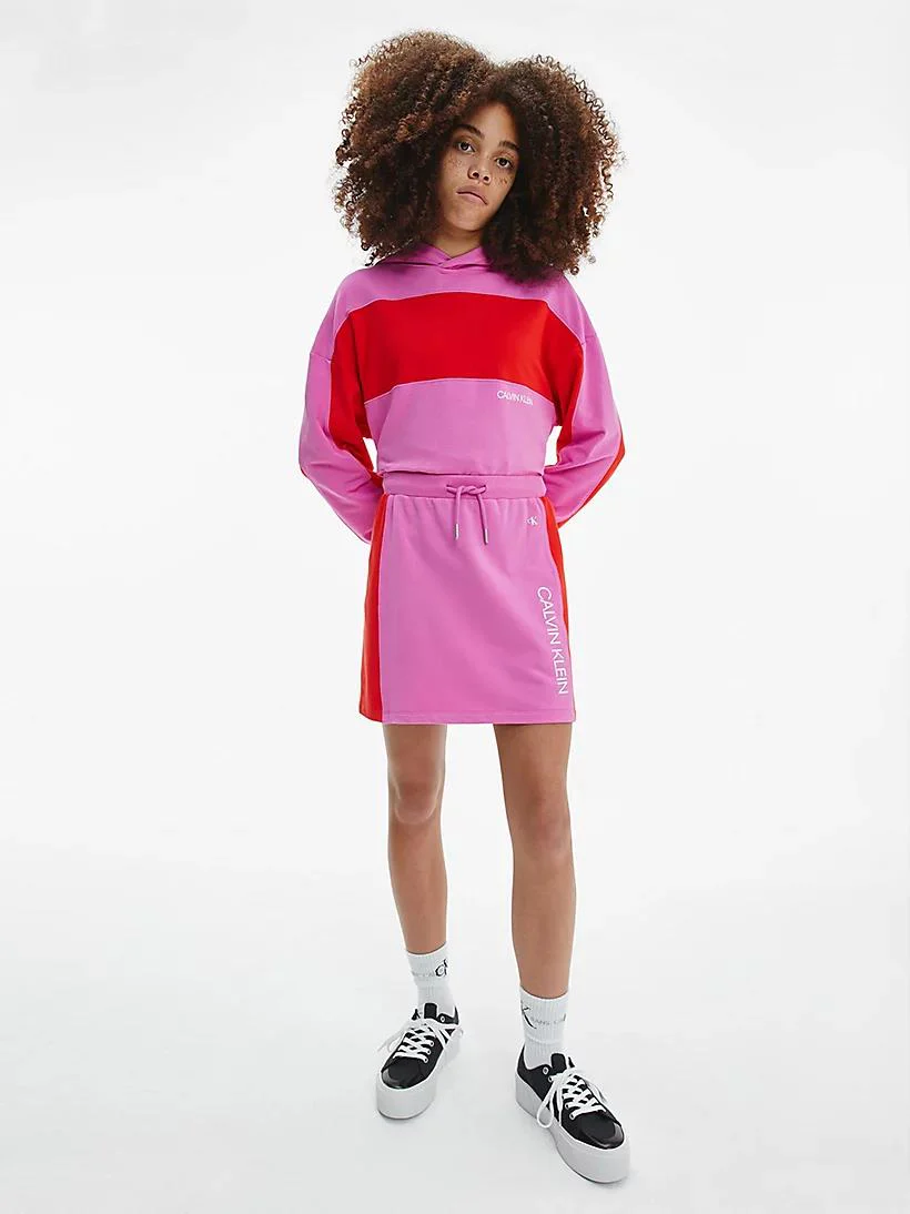 Calvin Klein - Girls' Colour Block Mini Skirt - Image 3