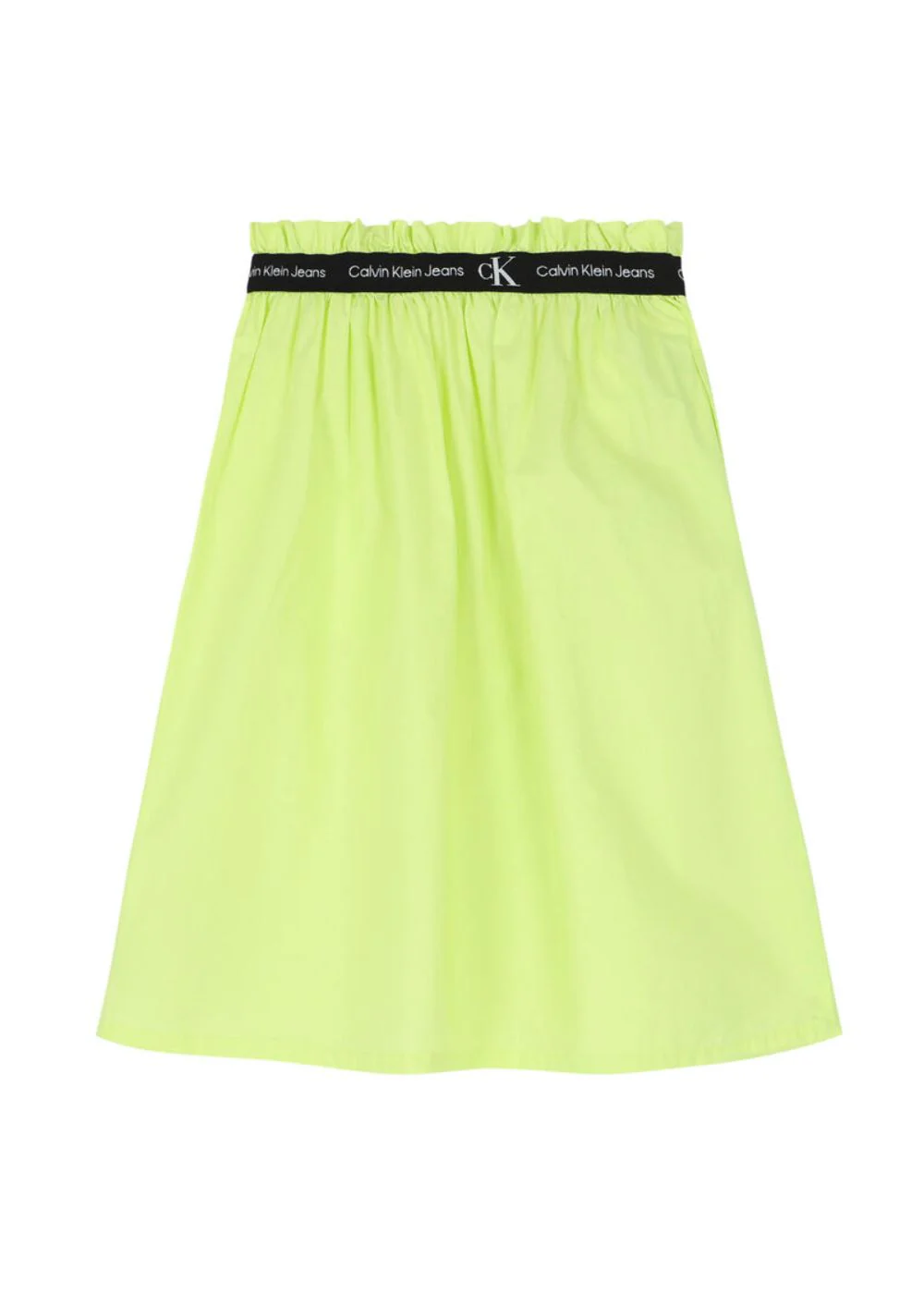 Calvin Klein  - Girls' Logo Tape Cotton Skirt - Image 3