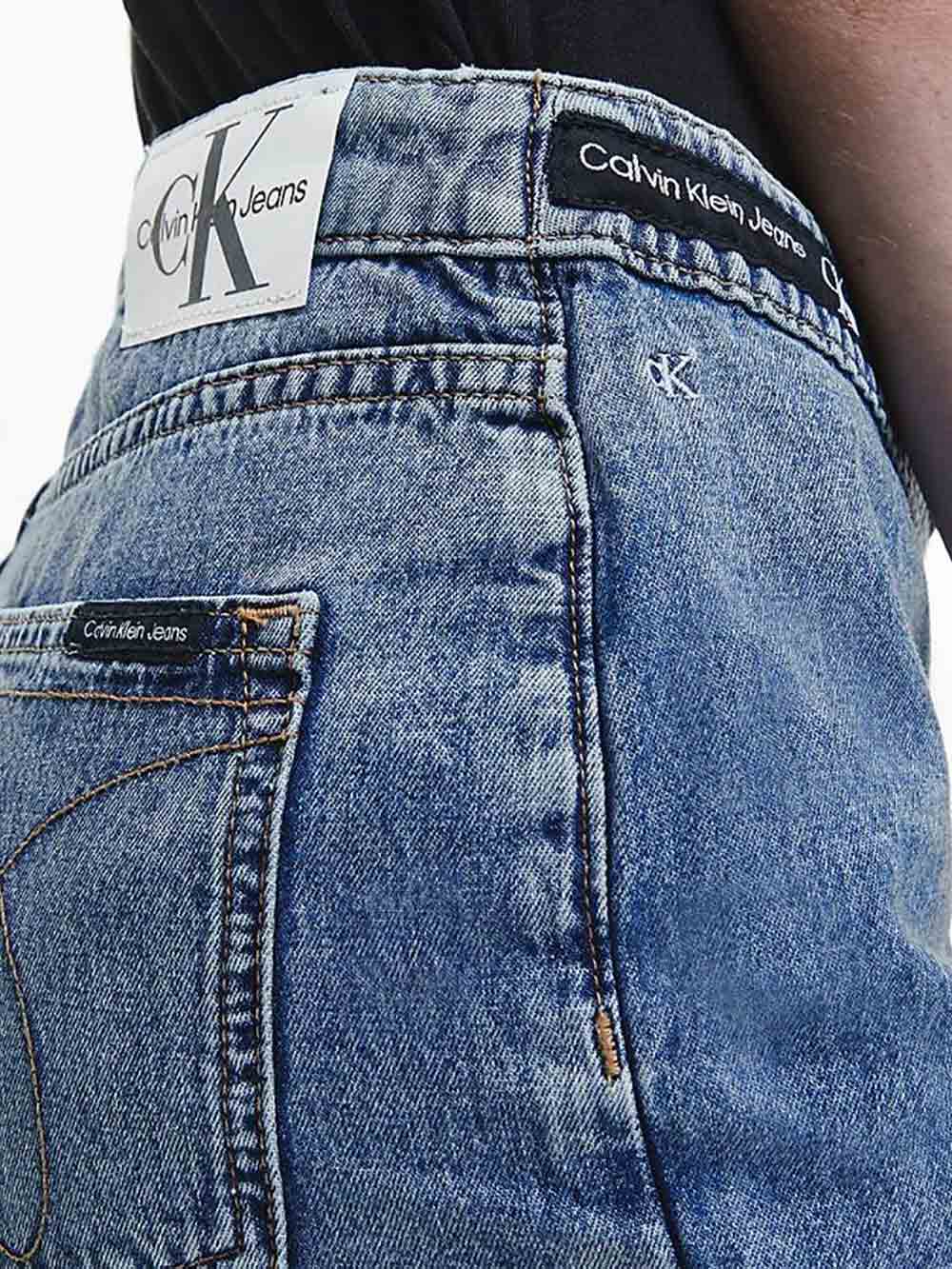 Calvin Klein - Girls' Logo Tape Denim Skort - Image 5