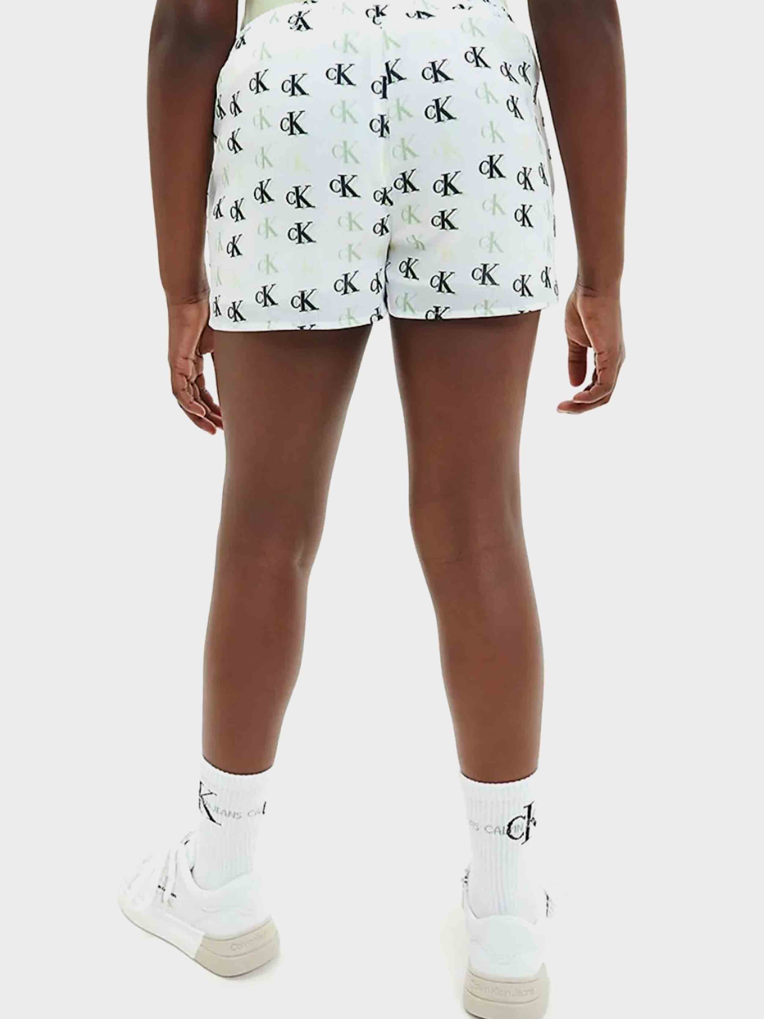 Calvin Klein - Girls' All Over Logo Shorts - Image 4