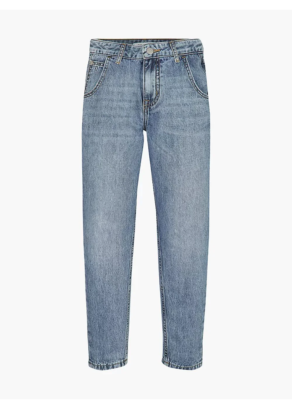 Calvin Klein  - Girls -  High Rise Relaxed Jeans - Image 2