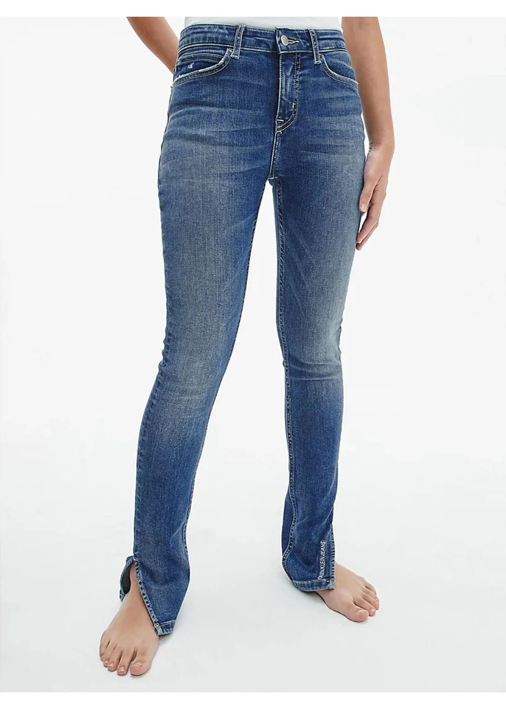 Calvin Klein  - Girls -  High Rise Skinny Jeans - Image 4