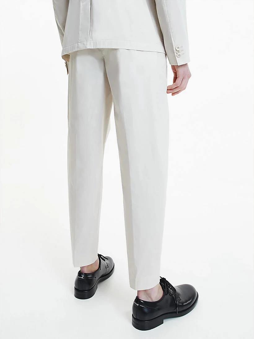 Calvin Klein - Relaxed Cotton Stretch Trousers - Image 3