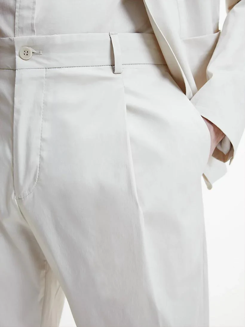 Calvin Klein - Relaxed Cotton Stretch Trousers - Image 5