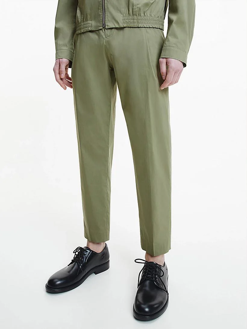 Calvin Klein - Relaxed Cotton Stretch Trousers - Image 6