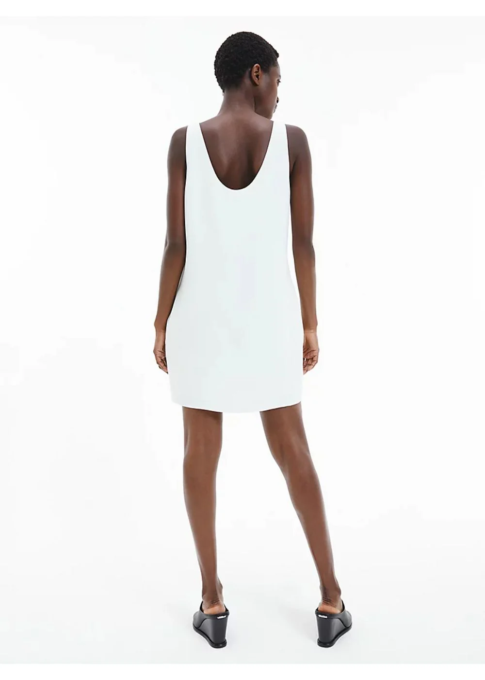 Calvin klein - travel crepe mini dress
 - women - Image 4