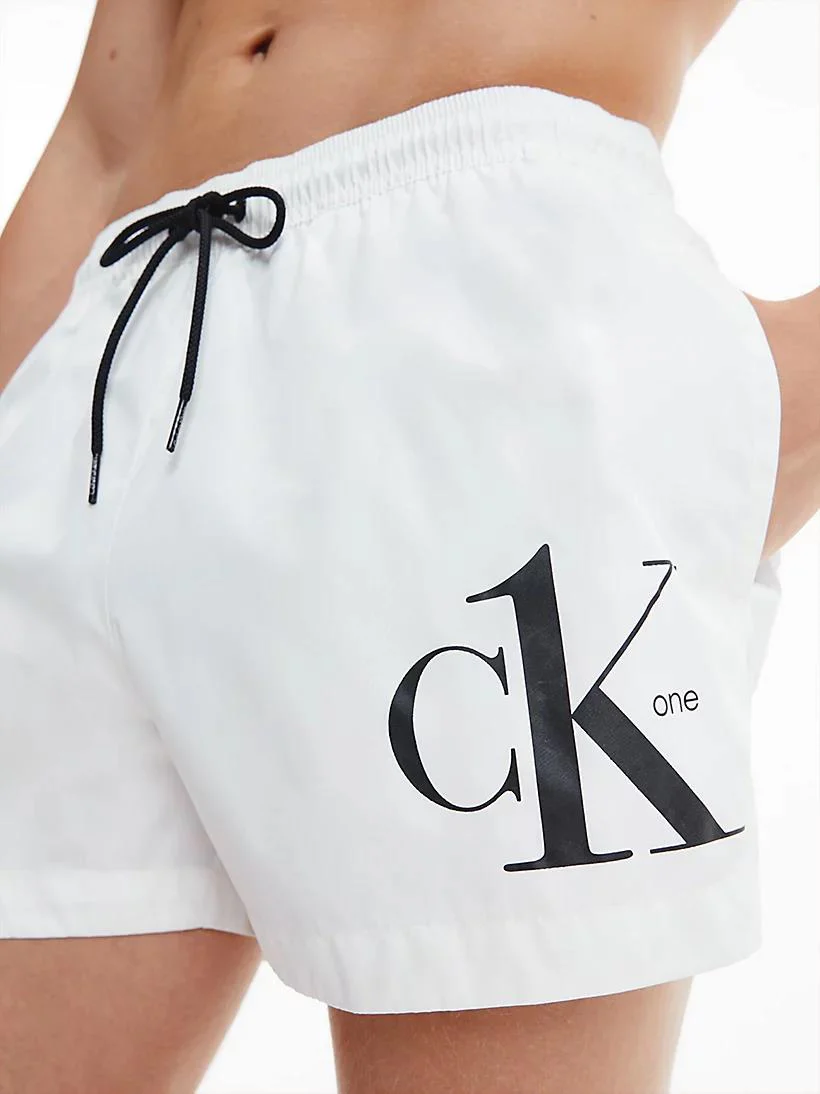 Calvin Klein - Men's Short Drawstring Swim Shorts - Image 12