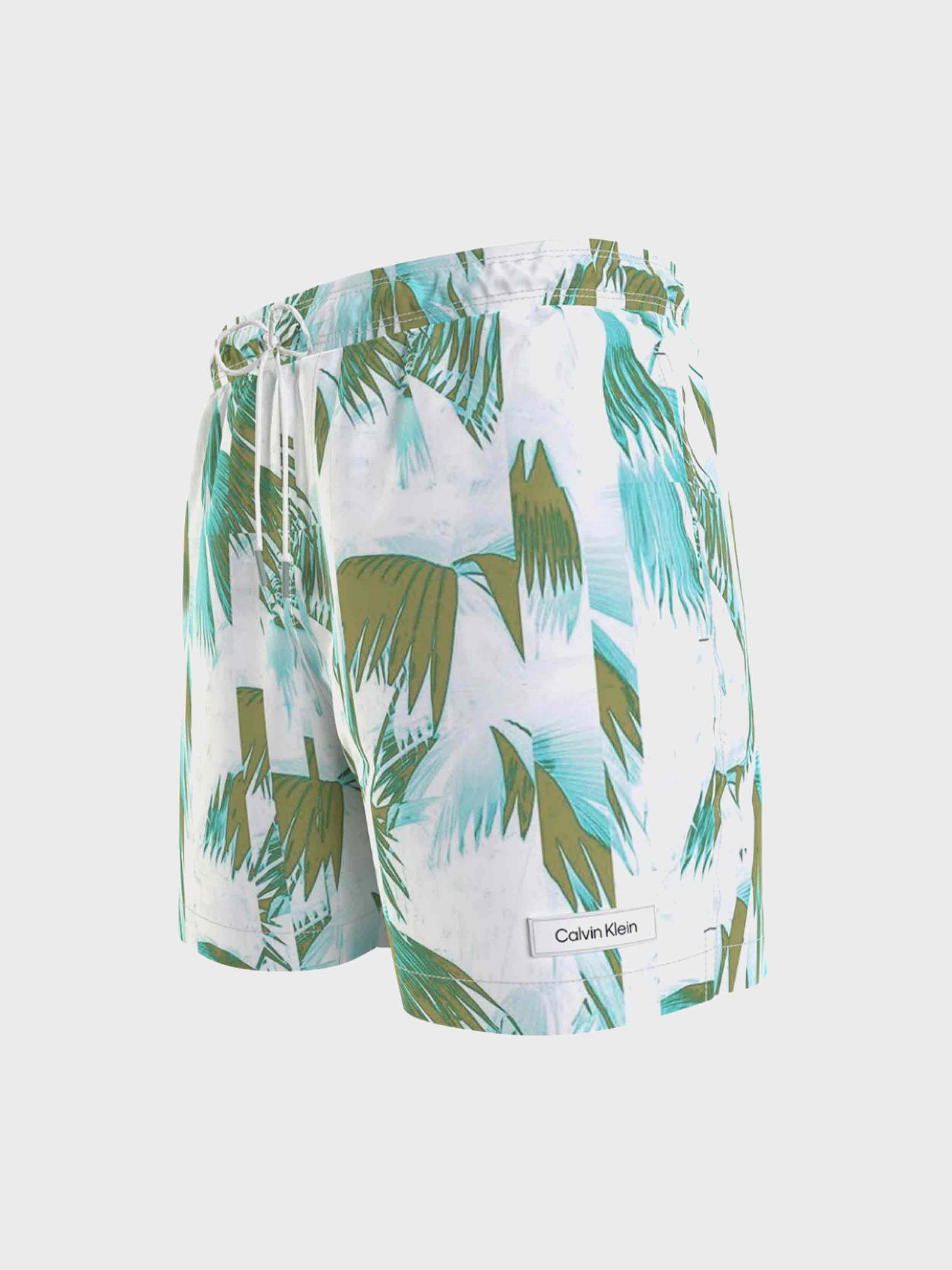 Calvin Klein - Men's Medium Drawstring Print Swim Shorts - Image 2