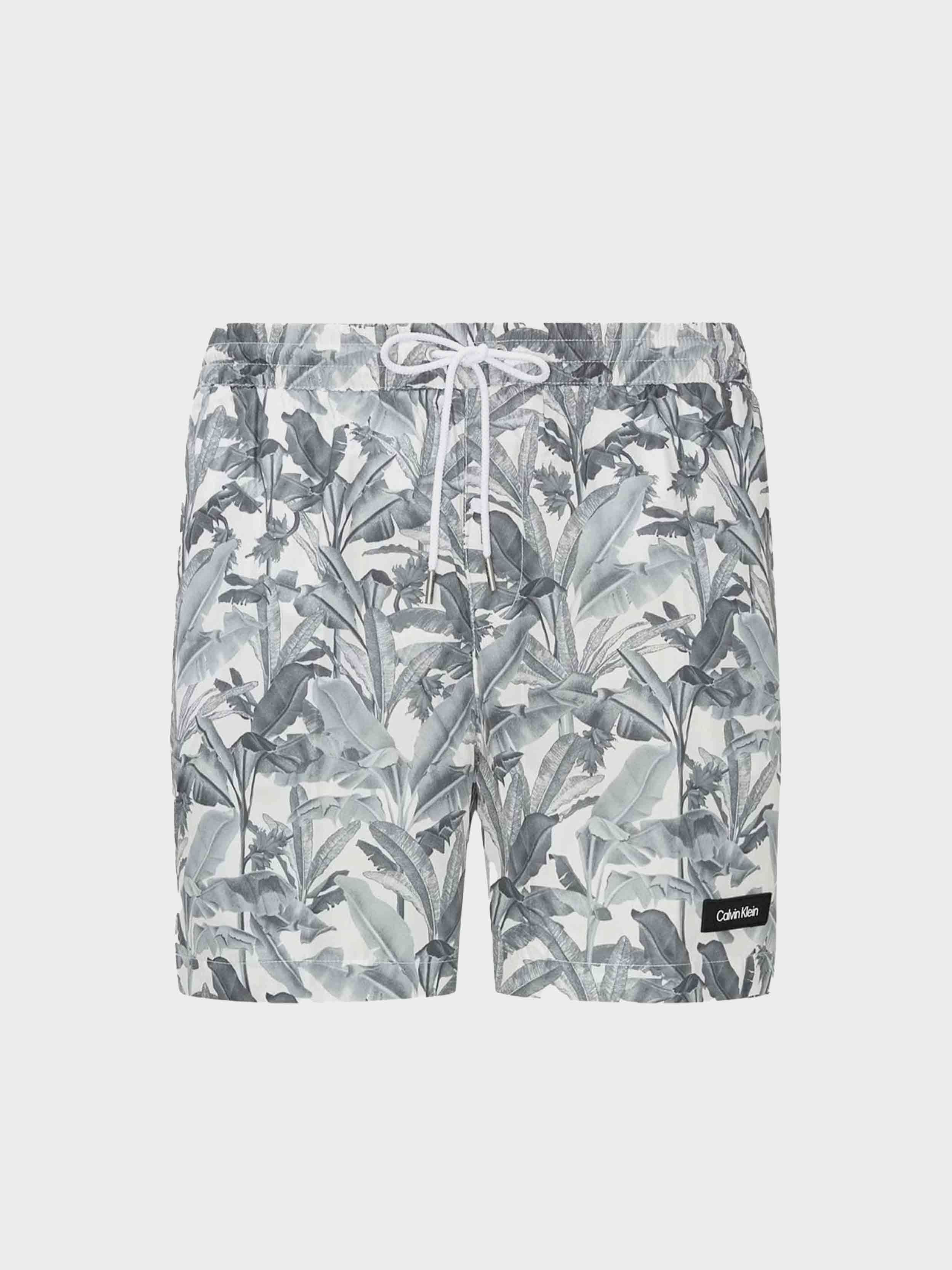 Calvin Klein - Men's Medium Drawstring Print Swim Shorts - Image 4