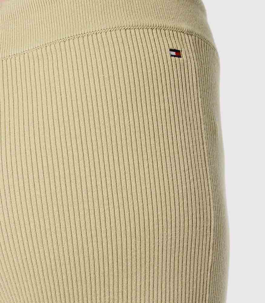 Tommy Hilfiger - Ribbed Organic Cotton Wide Leg Relaxed Fit Trousers - Image 5