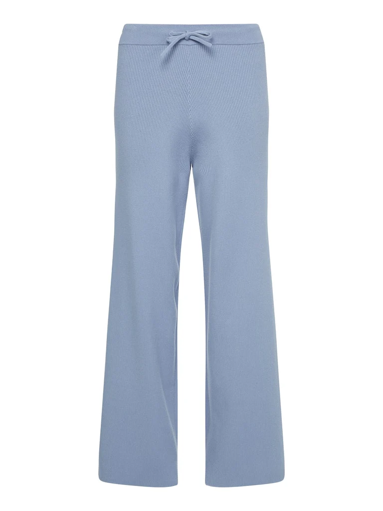 Tommy Hilfiger - Ribbed Organic Cotton Wide Leg Relaxed Fit Trousers - Image 6