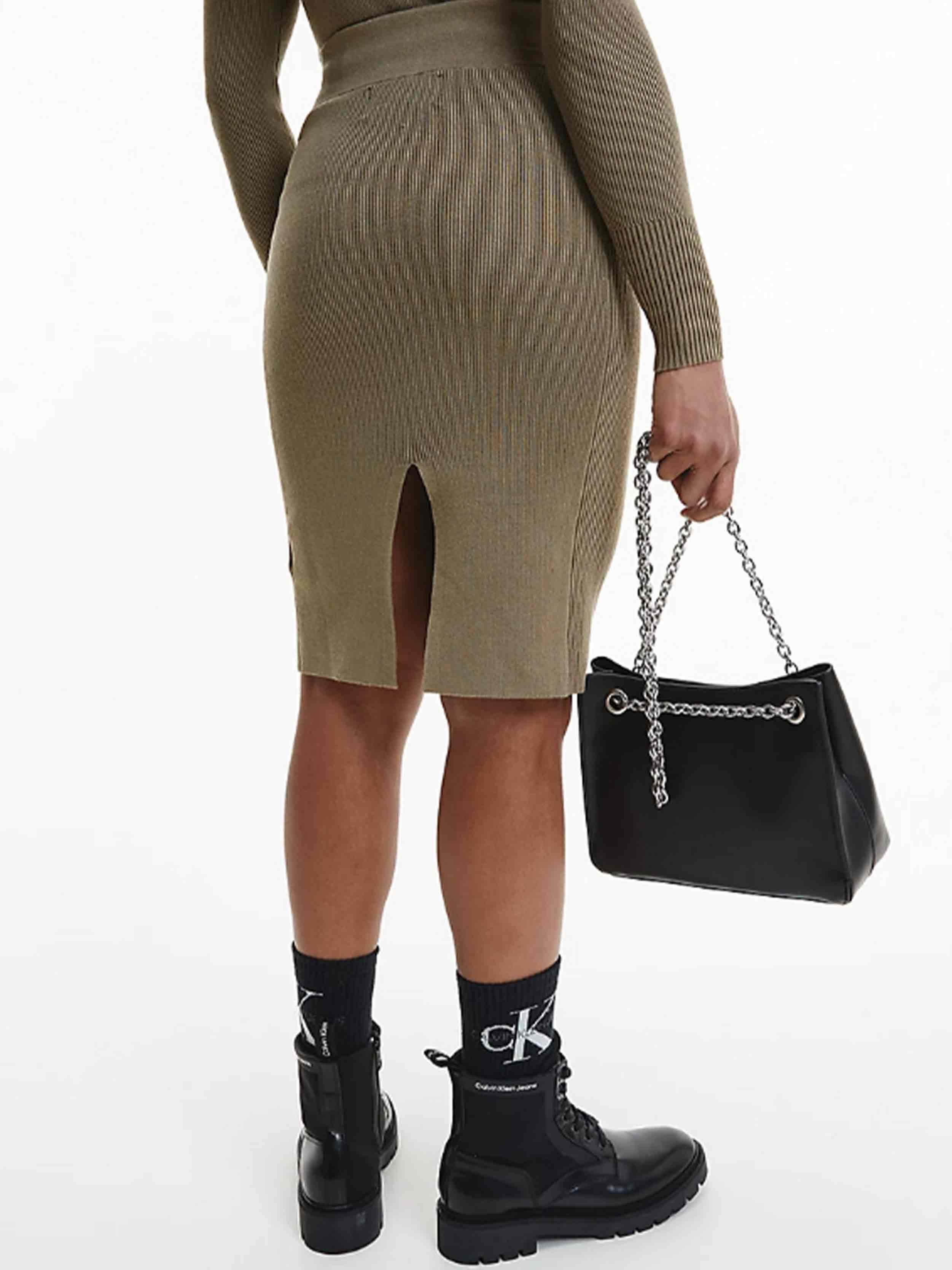 Calvin Klein Jeans - Stretch Jersey Pencil Skirt - Image 3