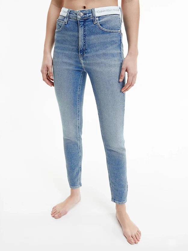 Calvin Klein Jeans - High Rise Super Skinny Ankle Jeans - Image 4