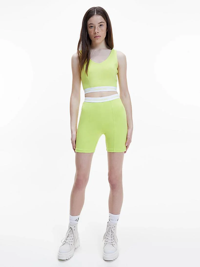 Calvin Klein Jeans - milano jersey cycling shorts slim fit - women - Image 4
