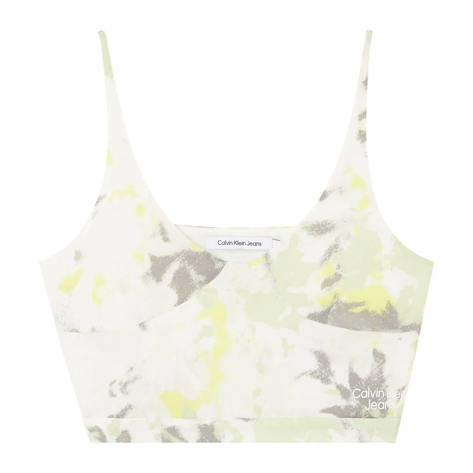 Calvin Klein Jeans - glazed fabric cropped top - women - Image 2