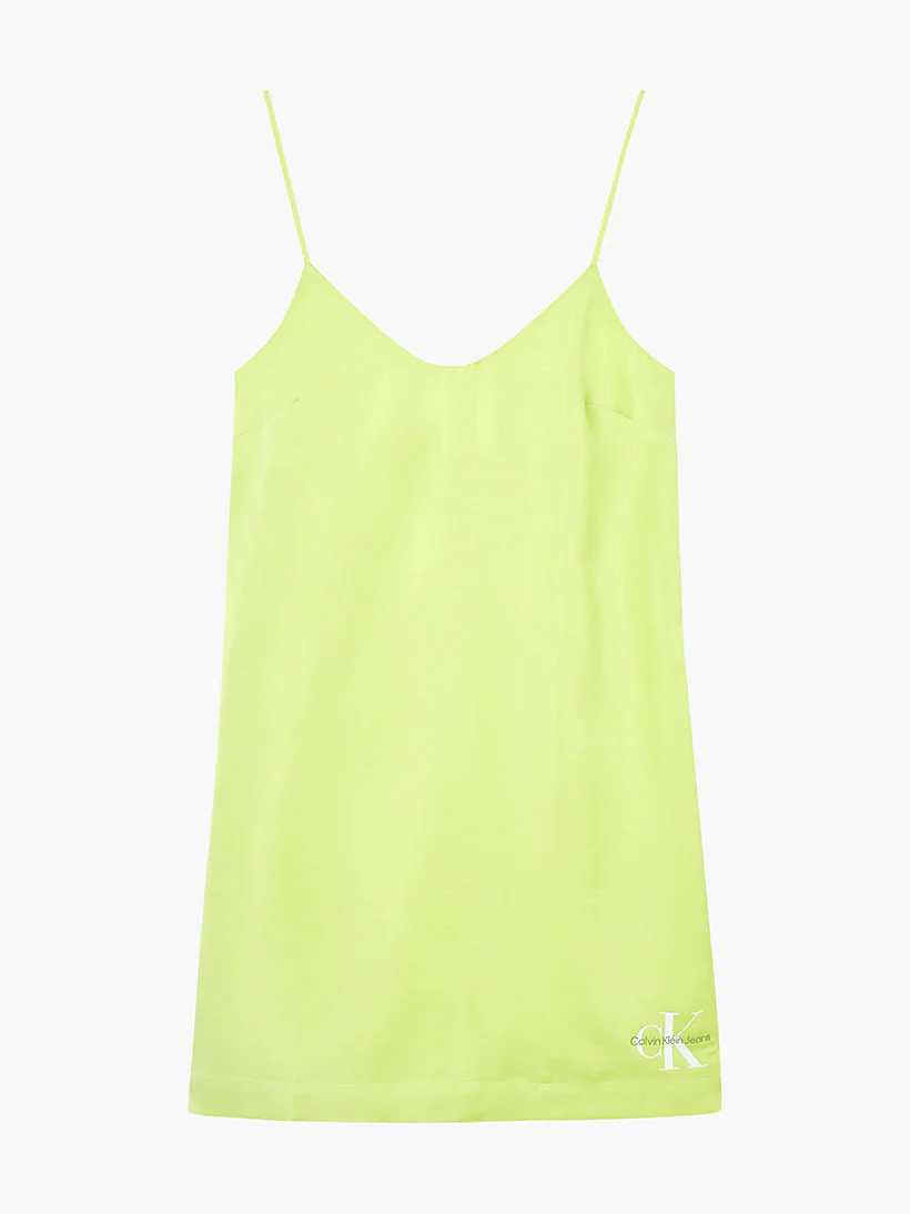 Calvin Klein Jeans - monogram satin slip dress  regular fit - women - women - Image 2