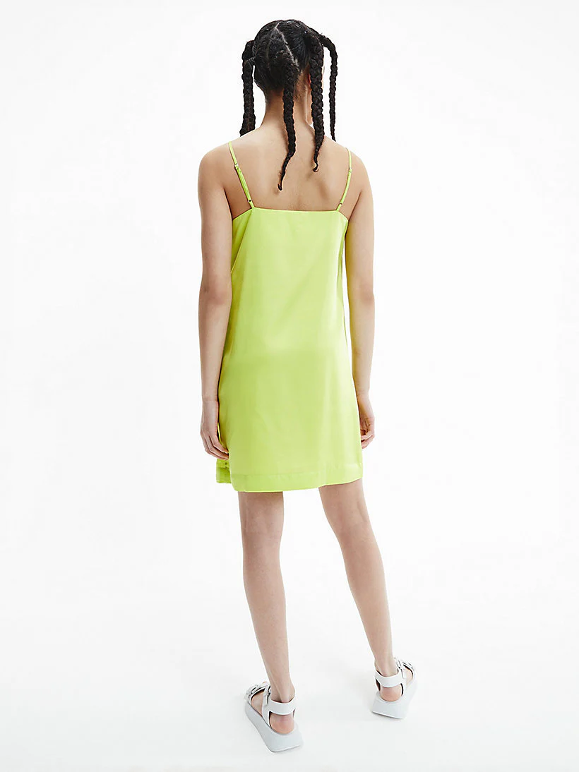 Calvin Klein Jeans - monogram satin slip dress  regular fit - women - women - Image 4