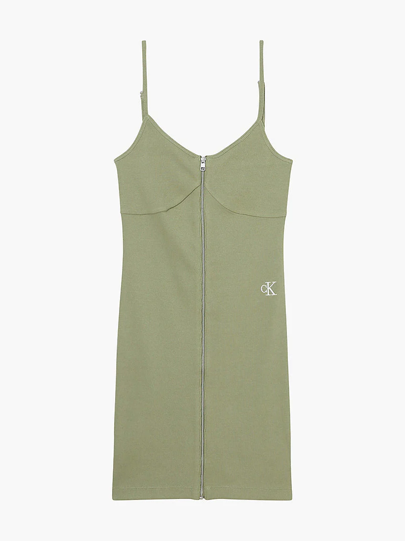 Calvin Klein Jeans - Zip - Through Bodycon Dress - Image 2