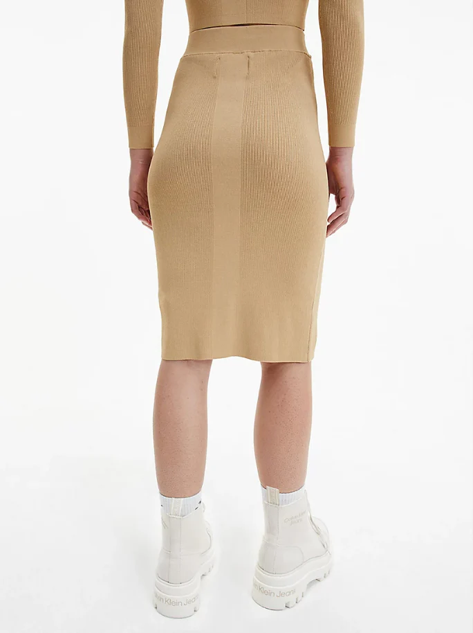 Calvin Klein Jeans - Soft Knit Pencil Skirt - Image 3