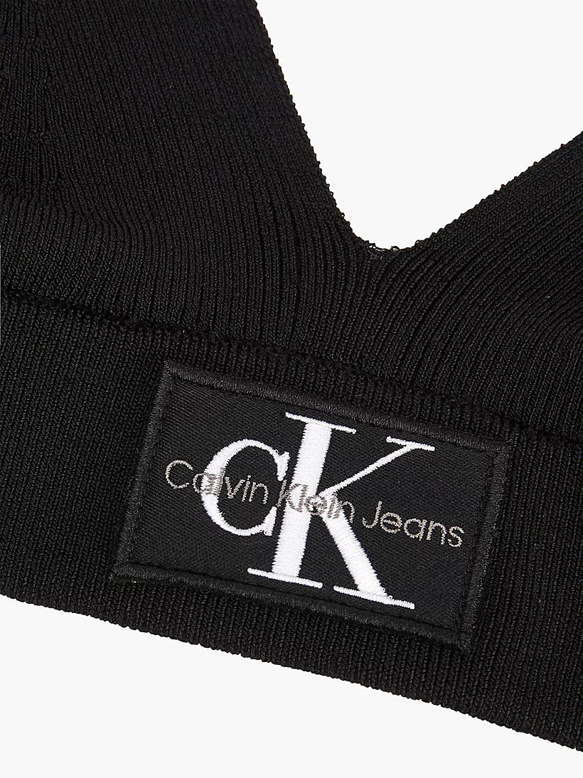 Calvin Klein Jeans - ribbed knit bra top slim fit - women - Image 9