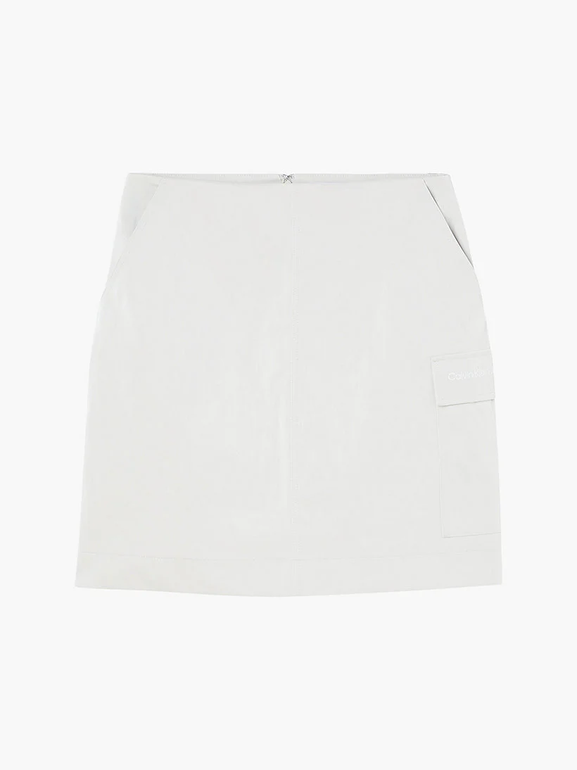 Calvin Klein Jeans - fluid coated mini skirt - women - Image 2