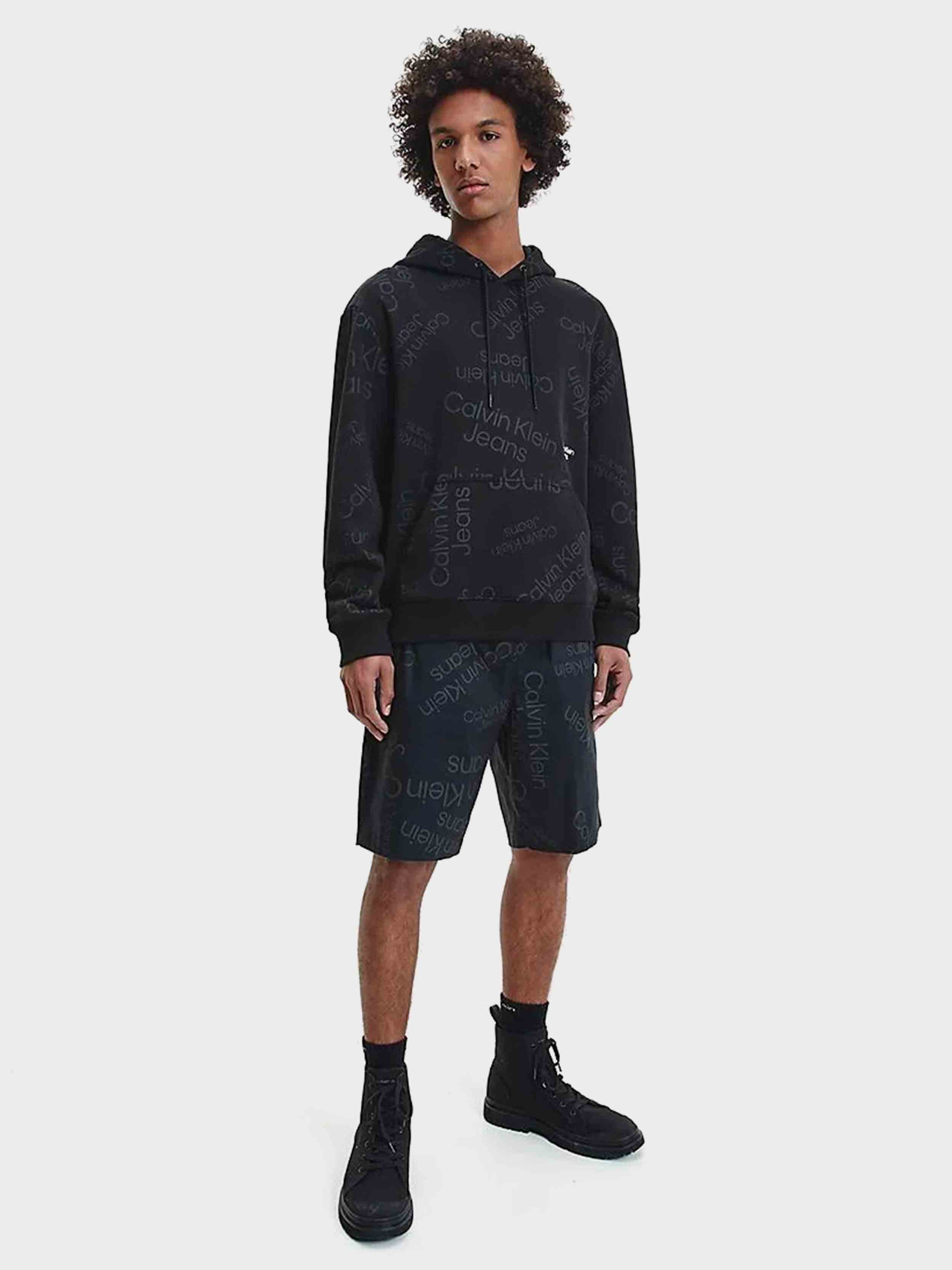 Calvin Klein Jeans - Men's All Over Logo Shorts Regular Fit - Image 2