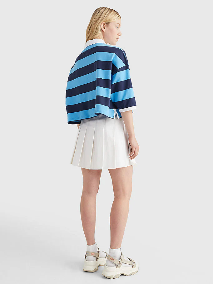Tommy Hilfiger Jeans - Cropped Stripe Rugby Polo - Image 3