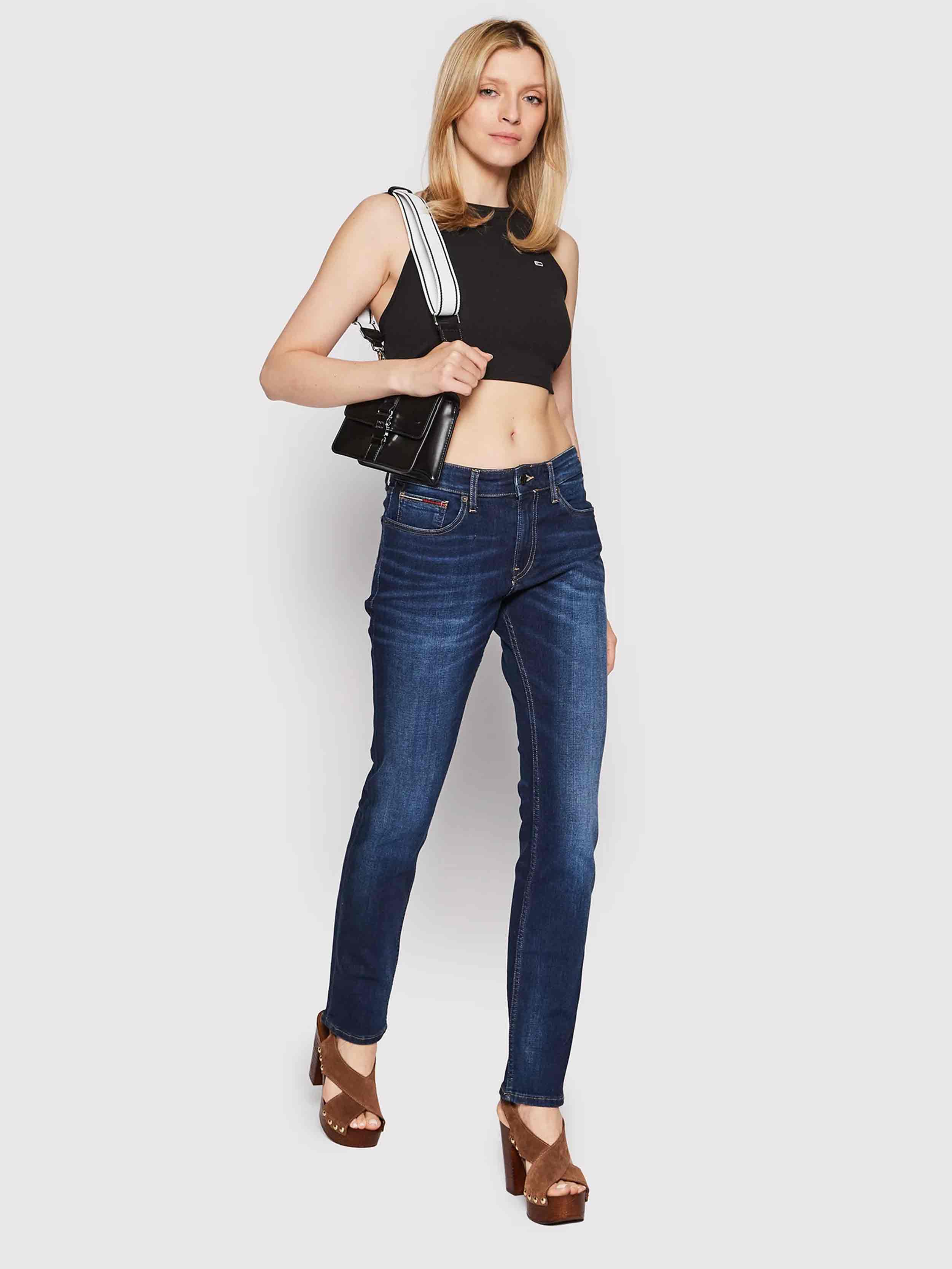 Tommy Hilfiger Jeans - Women's Open Back Cropped Tank Top - Image 2