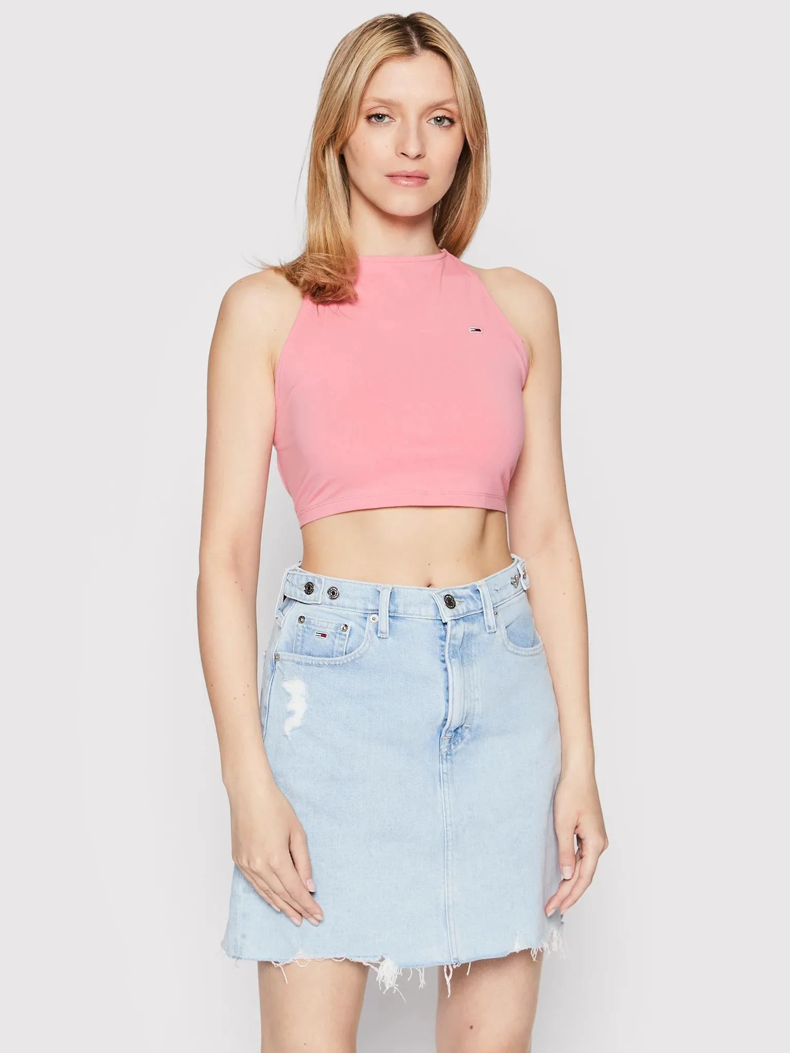 Tommy Hilfiger Jeans - Women's Open Back Cropped Tank Top - Image 7