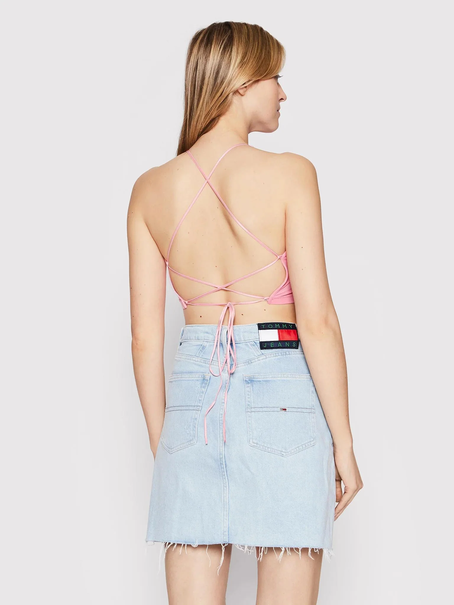 Tommy Hilfiger Jeans - Women's Open Back Cropped Tank Top - Image 8