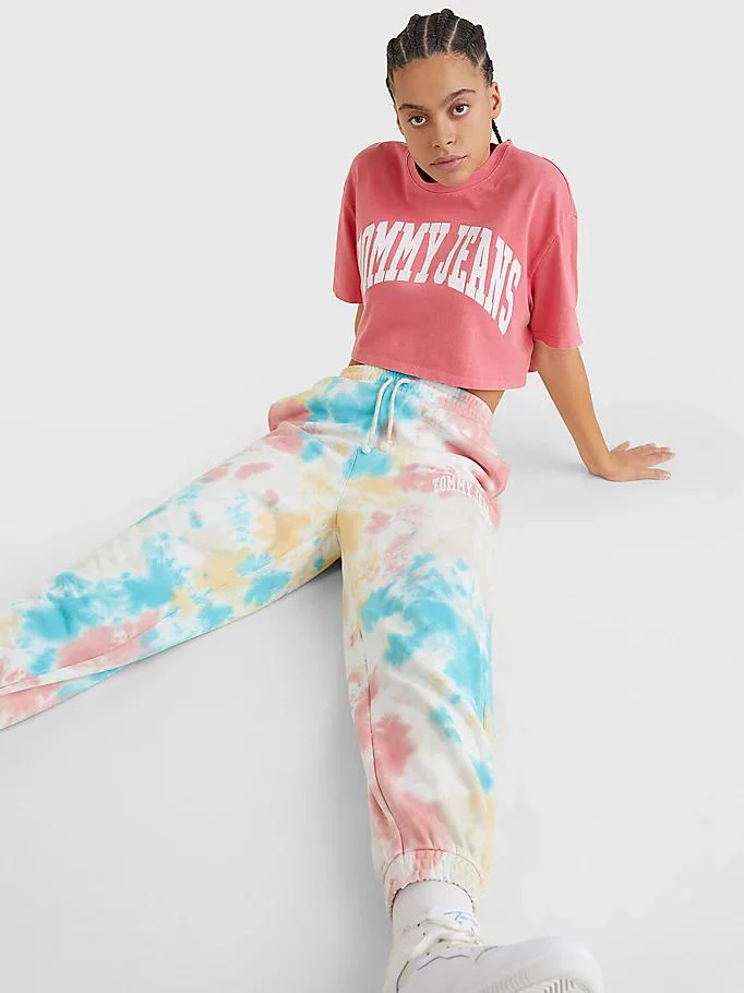 Tommy Hilfiger Jeans - college oversized cropped t - shirt - women - Image 4