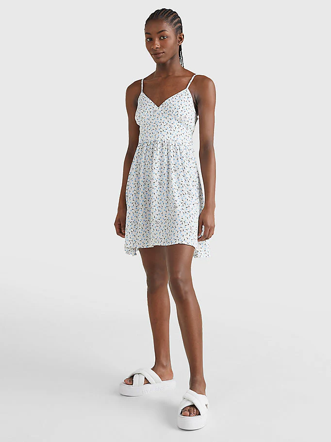 Tommy Hilfiger Jeans - Tjw Printed Fit Flare Mini Dress - Image 3