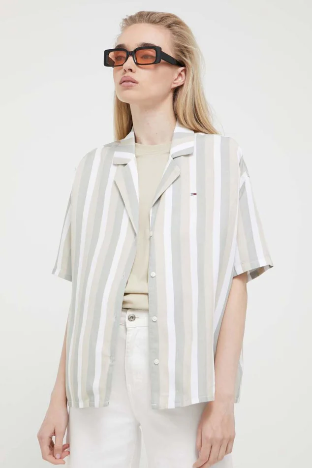 Tommy Hilfiger Jeans - Women's Linen Blend Shirt - Image 3