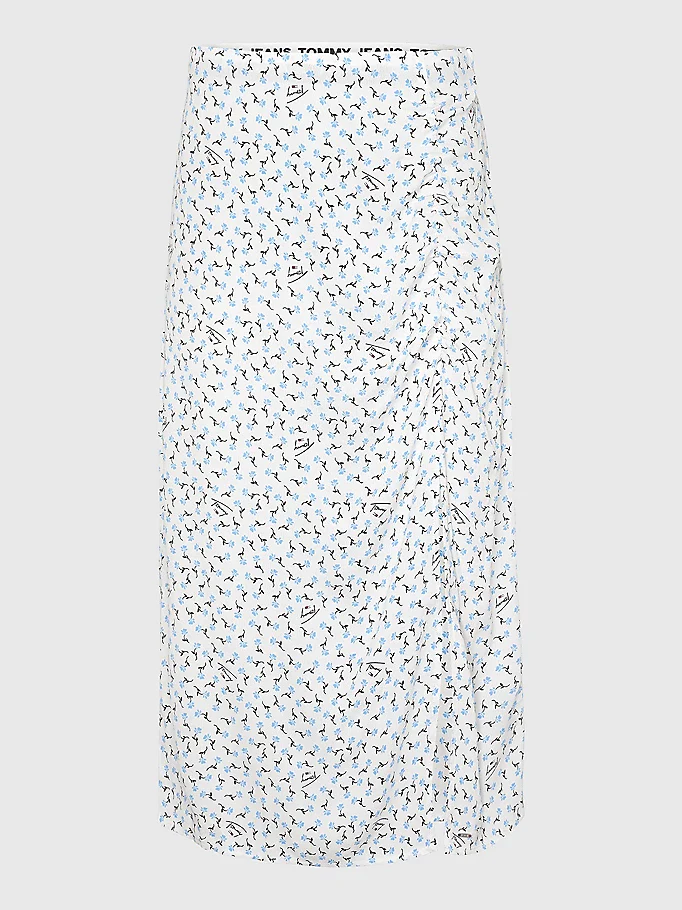 Tommy Hilfiger Jeans - Printed Midi Slit Skirt - Image 2