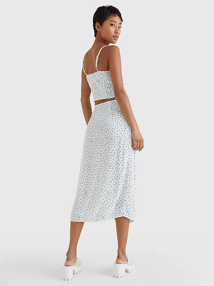 Tommy Hilfiger Jeans - Printed Midi Slit Skirt - Image 3