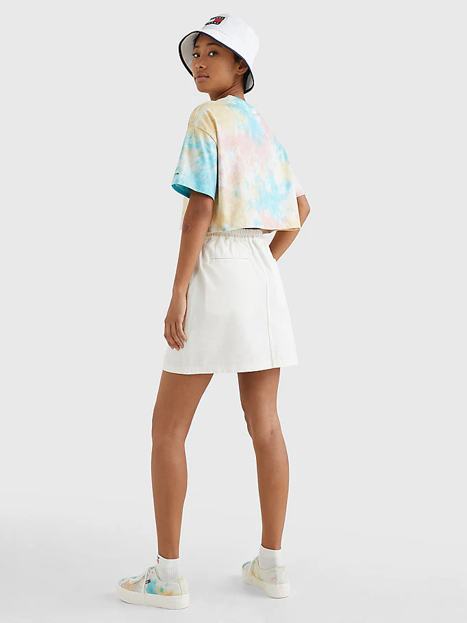 Tommy Hilfiger Jeans - Tjw Oversized Tiedye College Crop Top - Image 4