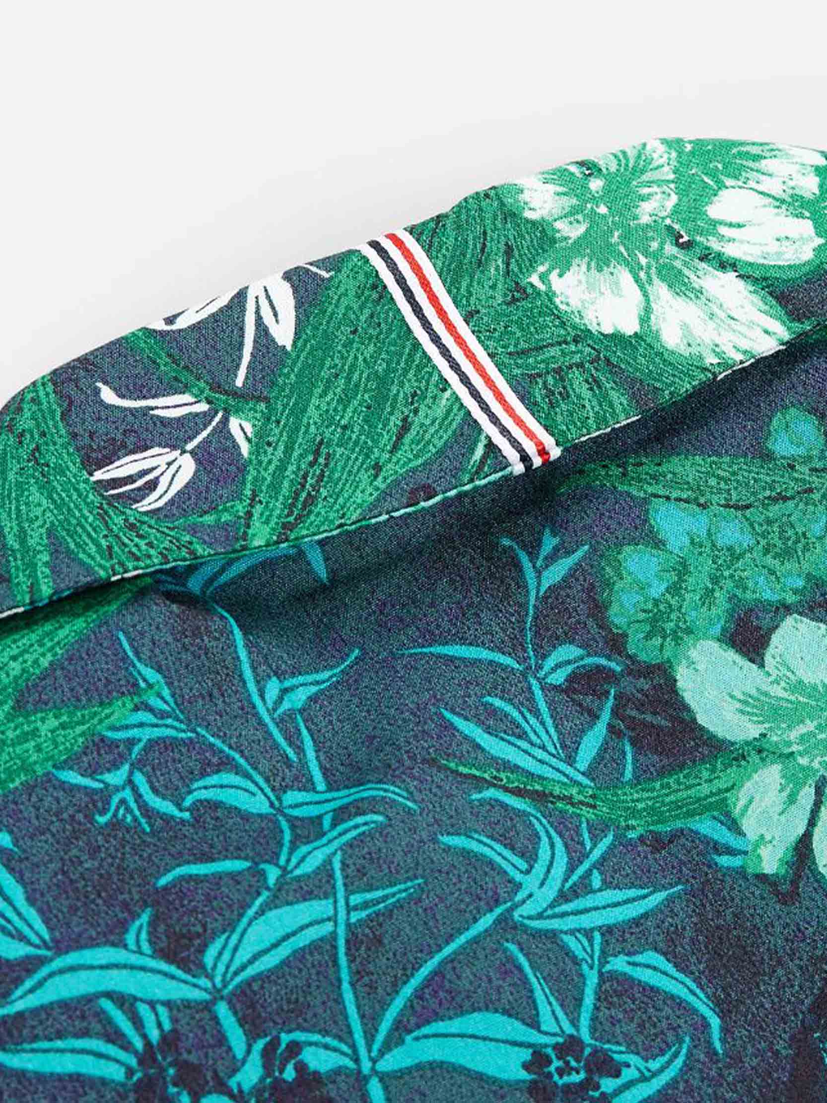Tommy Hilfiger - Girls' Tropical Flower Printed Oversized Short Sleeves Shirt - Image 3