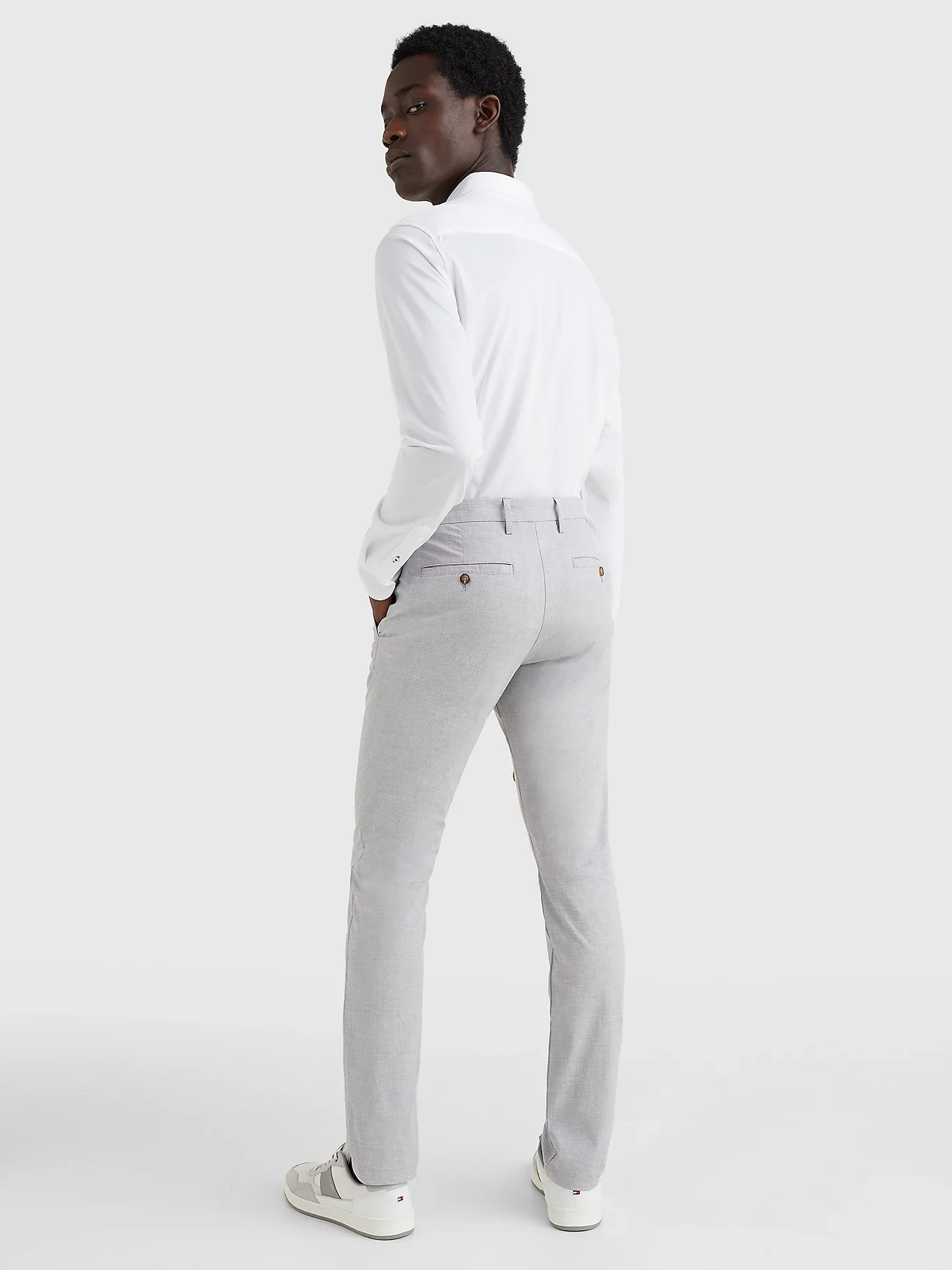 Tommy Hilfiger - Bleecker Wool Look Slim Fit Trousers - Image 7