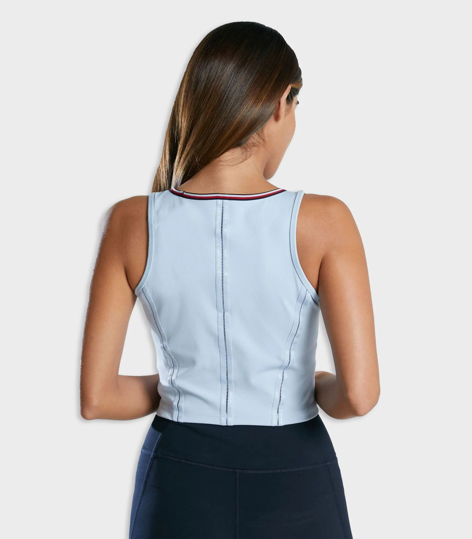 Tommy hilfiger - ribbed tank top slim fit - women - Image 3