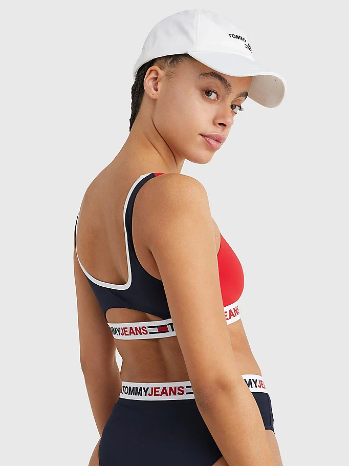 Tommy Hilfiger - Women's Cutout Detail Bikini Bralette Top - Image 2