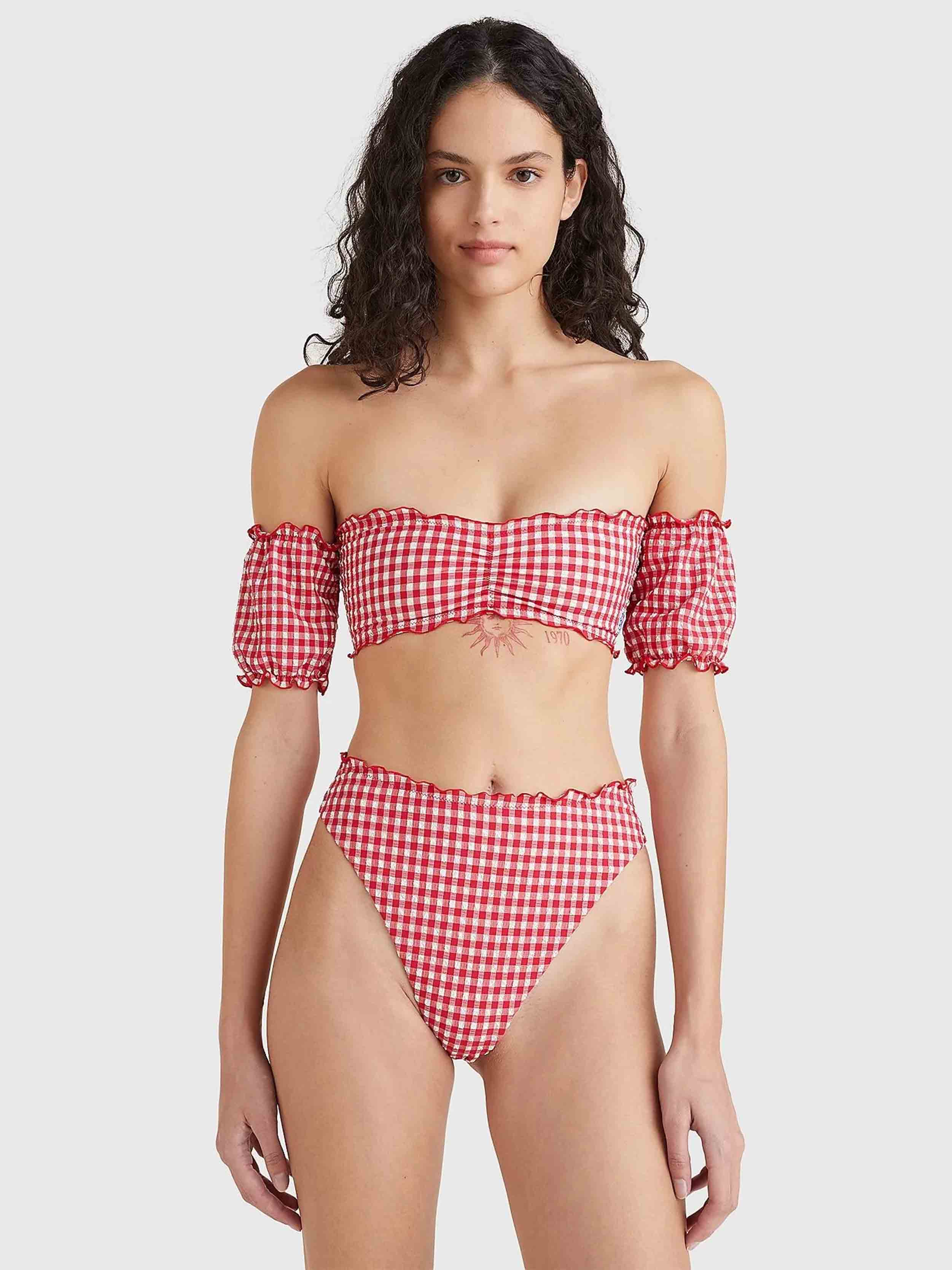 Tommy Hilfiger - Women's High Leg Cheeky Bikini Bottom - Image 2